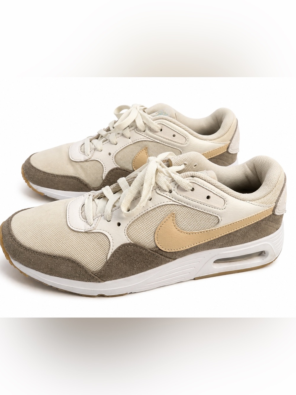 Nike Women’s Cream and Tan Low-Top Sneakers